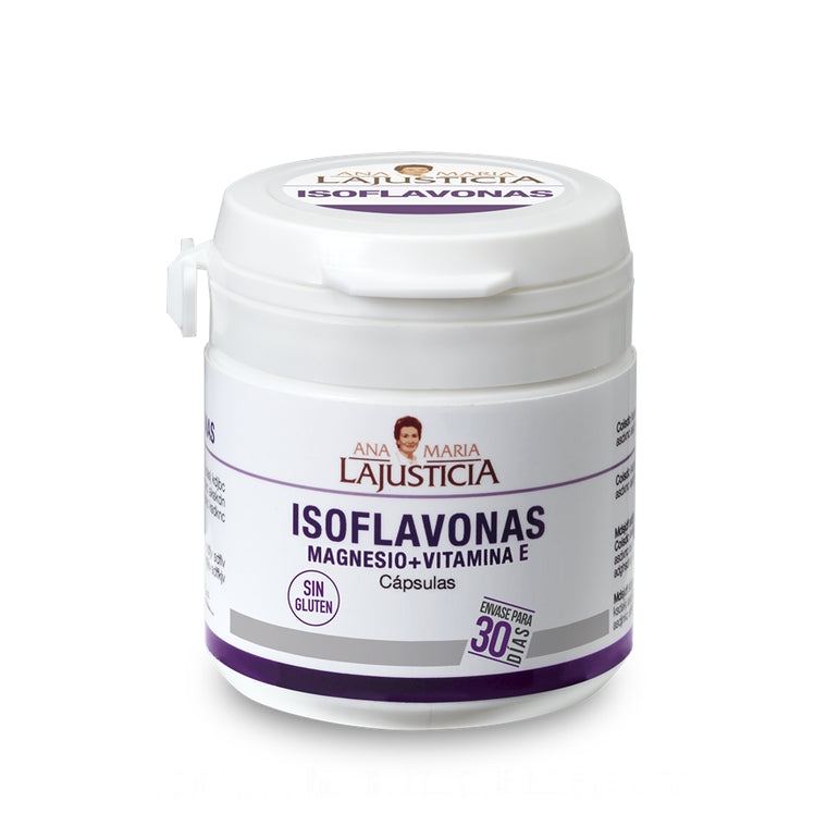 ISOFLAVONAS CON MAGNESIO + VITAMINA E 30 CAPSULAS - ANA MARIA LA JUSTICIA - Halalaya