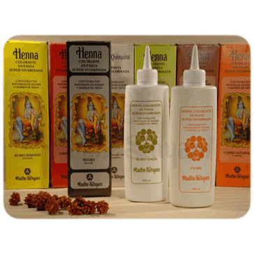 Henna natural sin color Tratamiento Brillo en Pasta 200ml - Radhe Shyam - Halalaya