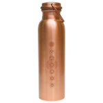 Botella De Cobre Chakras - Organic India - Halalaya