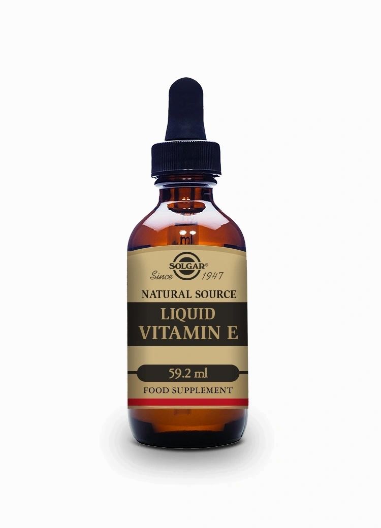 Solgar Vitamina E Líquida de Fuente natural - 59,2 ml - Halalaya