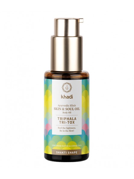 Aceite Triphala Tritox - Elixir ayurveda Khadi - Halalaya