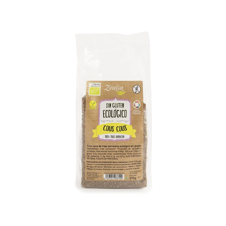 Cous Cous Sin Gluten 375gr - Zealia - Halalaya