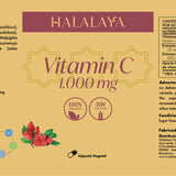 Vitamina C 1.000 mg 100comp - Halalaya