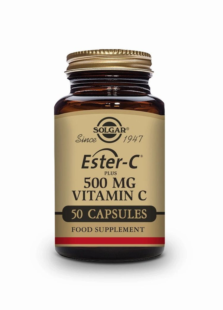 Ester C® Plus Vitamina C 500 mg -halal- 50 Cápsulas vegetales - Solgar - Halalaya
