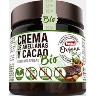 CREMA DE CACAO-AVELLANAS con aceite de oliva 200gr - TORRAS - Halalaya