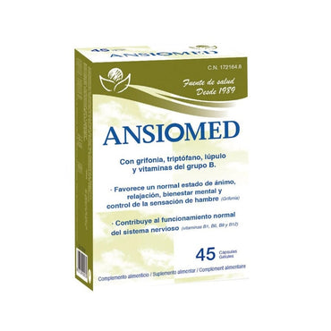 Ansiomed 45 Capsulas - Bioserum - Halalaya