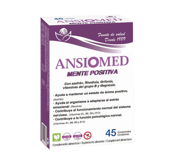 Ansiomed Positive Mind 45 Tablets - Bioserum - Halalaya