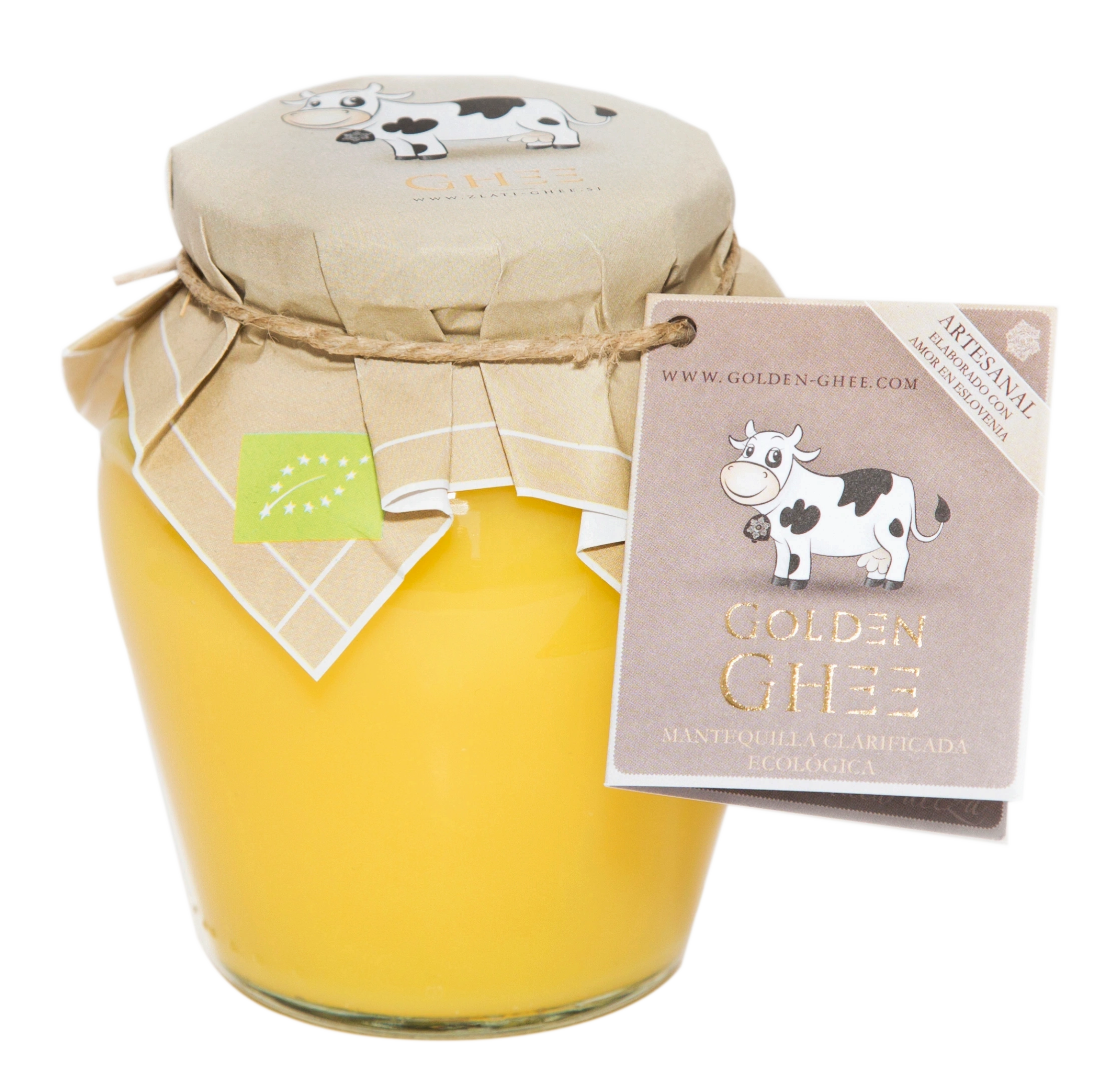 Ghee - Eco Clarified Butter - 370ml - Golden Ghee - Halalaya