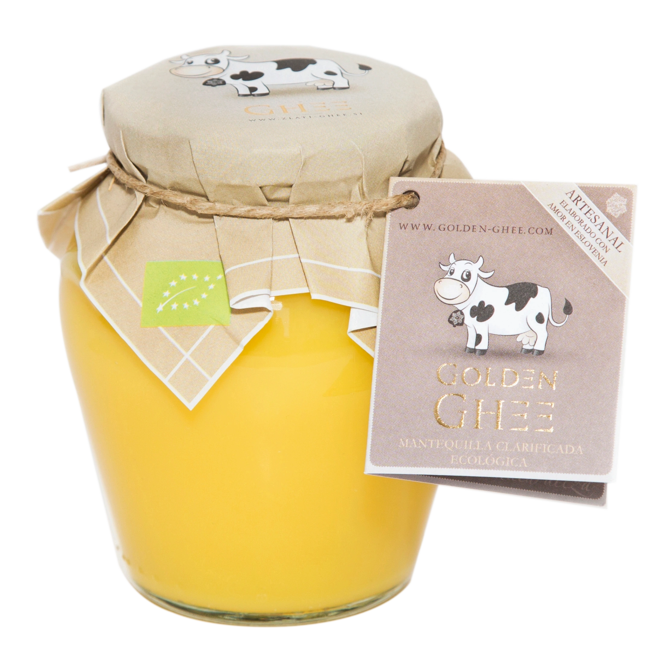 Ghee - Manteiga Eco Clarificada - 370ml - Golden Ghee - Halalaya