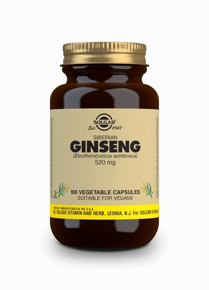 Ginseng Siberiano 520 mg (Eleutherococcus senticosus) - 100 cápsulas vegetales - Halalaya