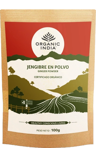 Jengibre / Especias en polvo ecológico 100 g - Organic India - Halalaya