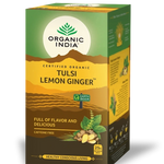 Infusion Tulsi Lemon Ginger 25 bolsitas - Organic India - Halalaya