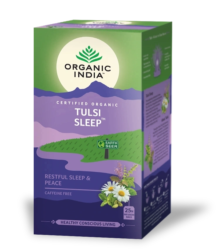 Infusion Tulsi Sleep ayuda tu sistema nervioso 25u - Organic India - Halalaya