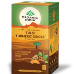 Infusion Tulsi Turmeric Ginger 25 bolsitas - Organic India - Halalaya