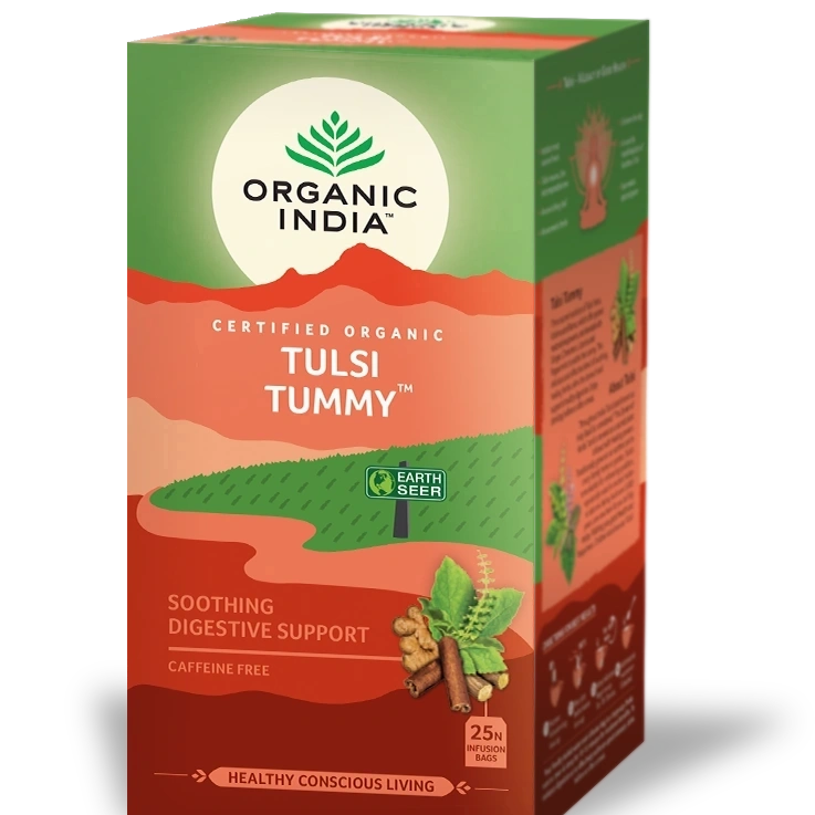 Tulsi Tummy 25 bolsitas - Organic India - Halalaya