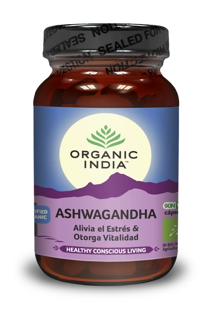 Ashwagandha 90caps Halal - Organic India - Halalaya