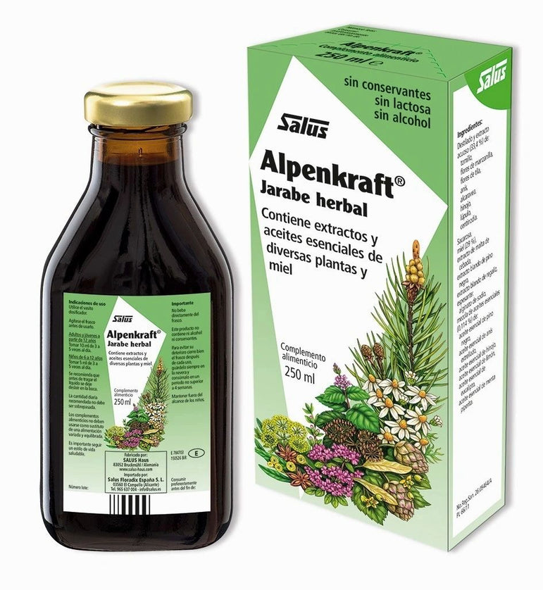 Jarabe Alpenkraft fórmula herbal 250 ml - SALUS - Halalaya