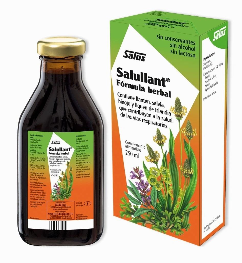 Salullant Fórmula Herbal 250 ml - SALUS - Halalaya