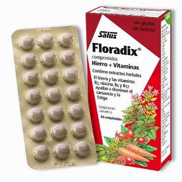Floradix Hierro 84 comprimidos - Salus - Halalaya