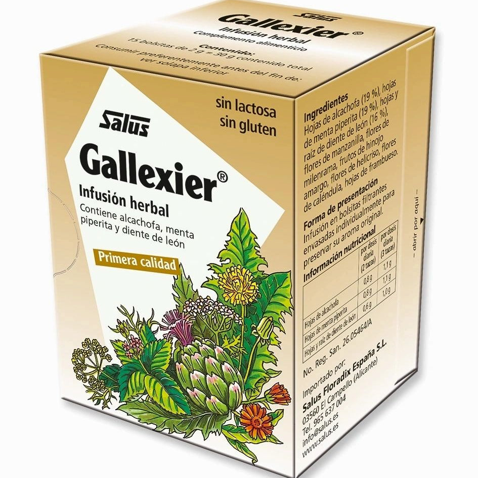 Gallexier Infusión 15 sobres - Salus - Halalaya