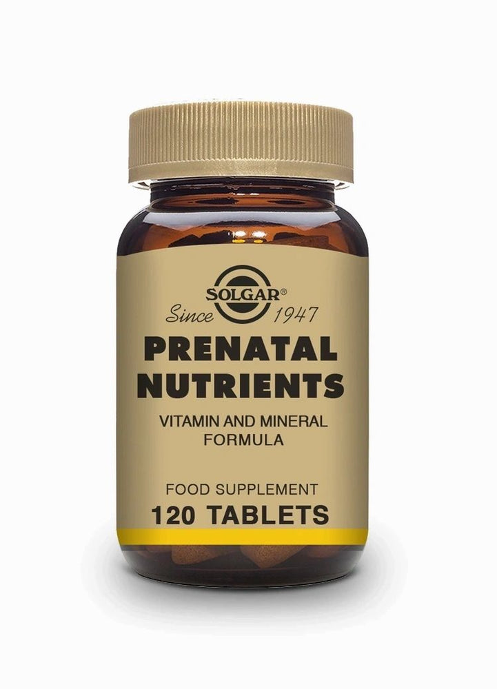 Nutrientes Prenatales - 120 Comprimidos - Solgar - Halalaya