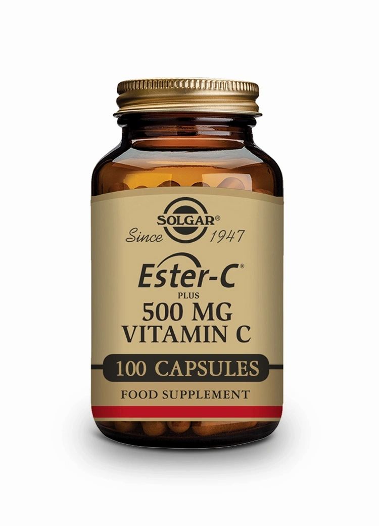Ester C® Plus Vitamina C 500 mg halal - 100 Cápsulas vegetales - Solgar - Halalaya