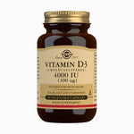 Vitamina D3 4000 UI (Colecalciferol) - 60 Cápsulas vegetales - Solgar - Halalaya