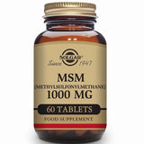 MSM 1000 mg (Metil Sulfonil Metano) halal - 60 Comprimidos - Solgar - Halalaya