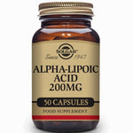 Ácido Alfa-Lipoico 200 mg 50 Cápsulas vegetales - Solgar - Halalaya