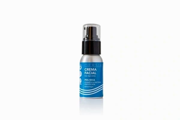Crema facial piel sensible con Blue Spiruline 50ml - Dersia - Halalaya
