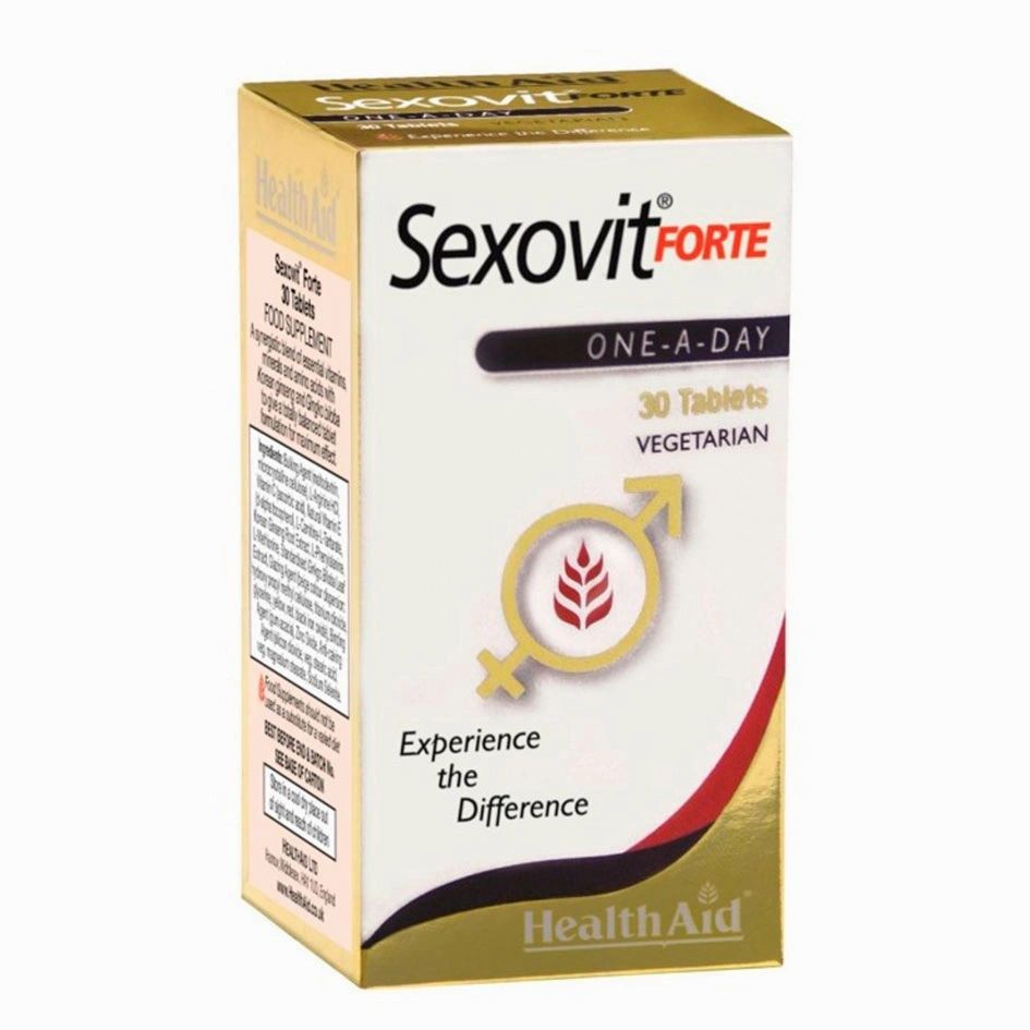 SEXO VIT FORTE VIGORIZANTE UNISEX 30 Tabletas - HEALTH AID - Halalaya