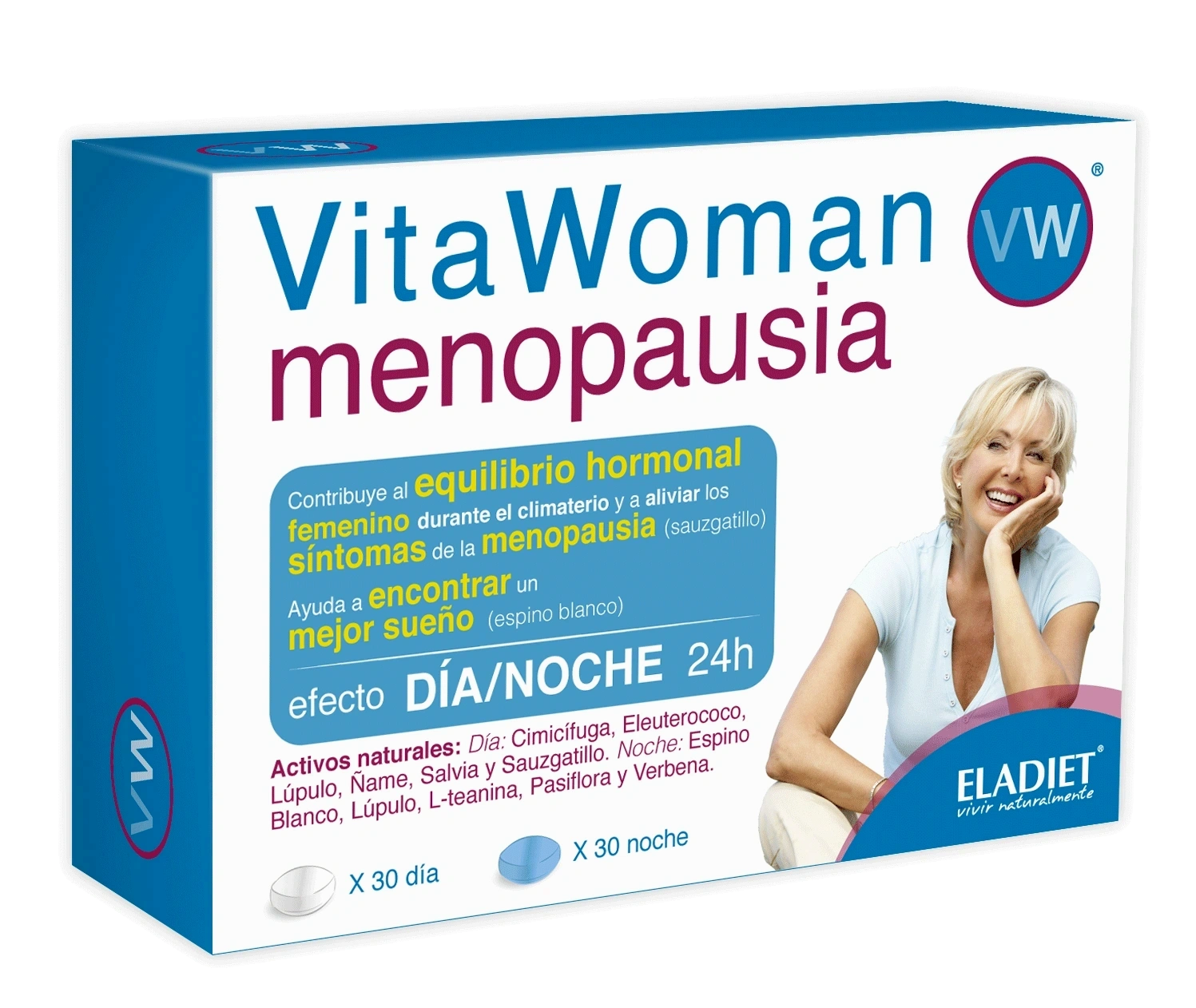 Vitawoman Menopausia 60 comprimidos - Eladiet - Halalaya