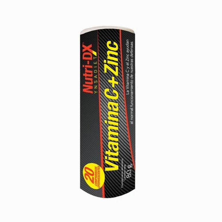 Vitamina C+Zinc NutriDX Efervescente 20comp. Ynsadiet - Halalaya