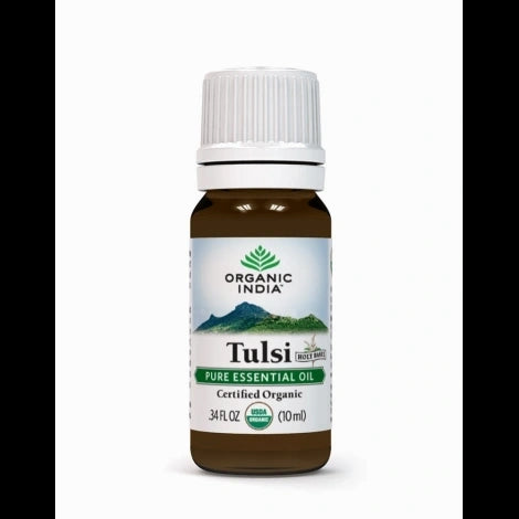 Tulsi Aceite Esencial 10ml Ayurveda - Organic India - Halalaya