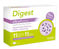 Digest Ultrabiotics / Probiotico - prebiotico 30comp. - Eladiet - Halalaya