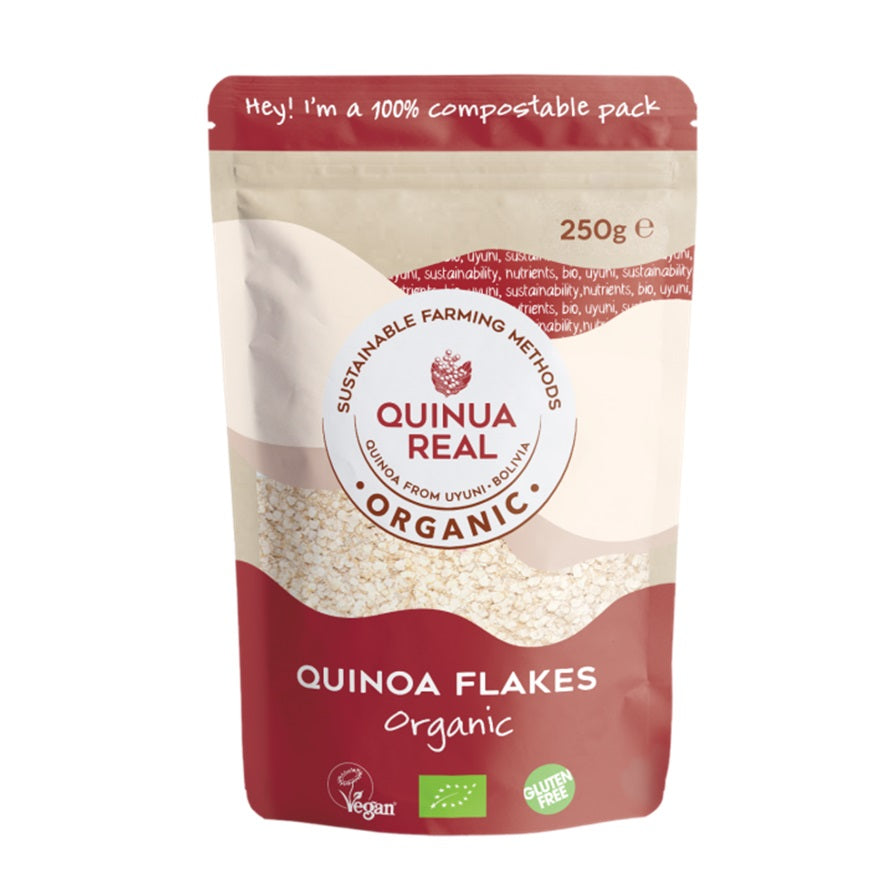 Copos De Quinoa Eco 250Gr Quinua Real - Halalaya