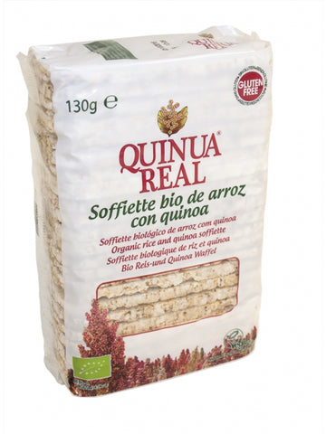 Snack/Soffiette Arroz con Quinoa Bio 130g Quinua Real - Halalaya