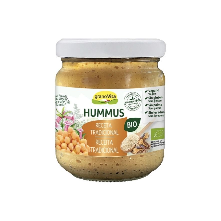 Hummus Tradicional Bio 175gr - Granovita - Halalaya