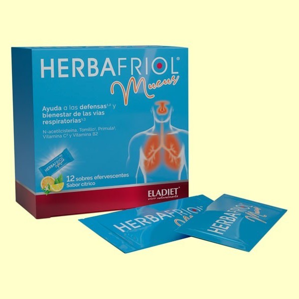 Herbafriol Mucus 12 sobres - Eladiet - Halalaya