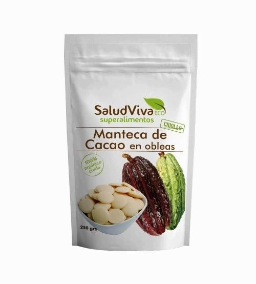 Manteca De Cacao En Obleas Eco Salud Viva - Halalaya
